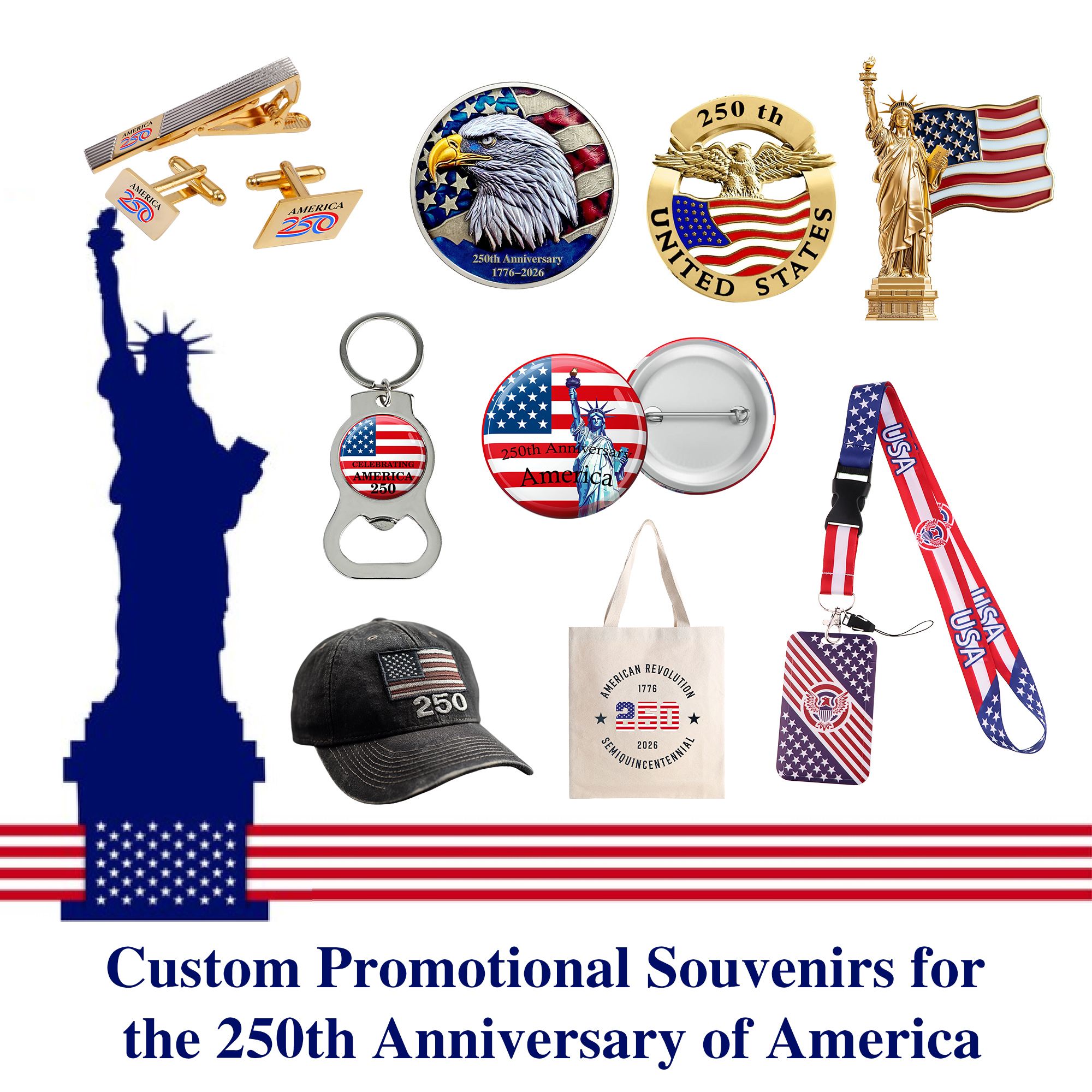 America 250th Anniversary Customized promotional Gift